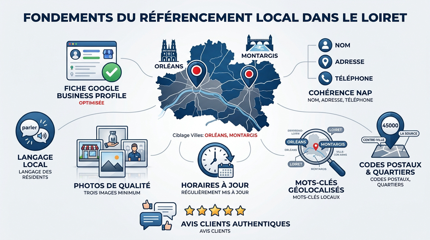 Optimisation du référencement local pour les entreprises du Loiret et gestion de fiche Google Business Profile