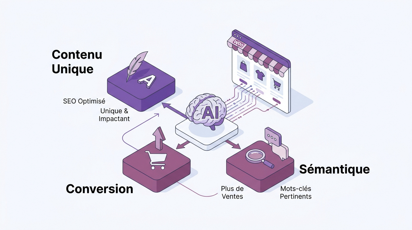 Stratégie d'optimisation des fiches produits WooCommerce avec l'intelligence artificielle
