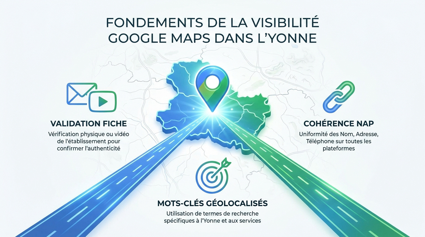 Optimisation de la visibilité Google Maps pour les entreprises de l'Yonne